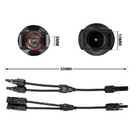 MOBI Pair Y Branch Connectors Solar Cable Plug Inline Solar PV Panel IP67 2 connection