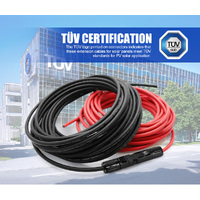 ATEM POWER 2x 10m Extension Cable Wire Connectors Solar Panel to regulator 6mm²
