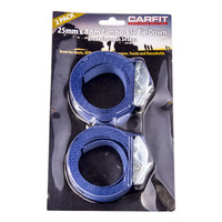 Carfit Cambuckle Tie Down 25mm x 1.8m 2x Pack