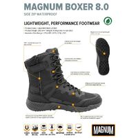Magnum Boxer 8.0 SZ WP Work Boots Size AU/UK 6 (US 7)