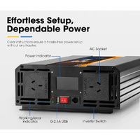DC MONT Pure Sine Wave Power Inverter 3000W/6000W 12V to 240V Caravan Camping
