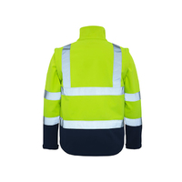 Rainbird Workwear Adults Landy Jacket Small Fluoro Orange/Charcoal