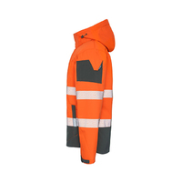 Rainbird Workwear Jones Softshell Coat XS Fluoro Orange/Charcoal