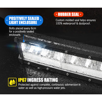 FIERYRED 50inch LED Light Bar Curved Combo Driving Light Offroad 4x4