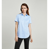 Camden Ladies Short Sleeve Shirt Blue 8