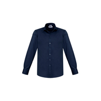 Mens Monaco Long Sleeve Shirt Platinum XSmall