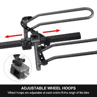 SAN HIMA 2 Bicycle Bike Carrier Platform Foldable 2" Hitch Mount