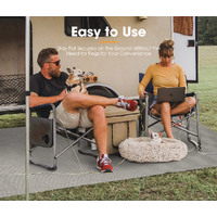 San Hima 7M X 2.5M Annex Matting Floor Mats Mesh Caravan Park Camping Picnic