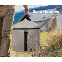 SAN HIMA Canvas Travel Bag 70L BBQ Storage Bag Water Resistant Outdoor Camping