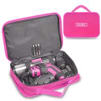 Monika pink tool combo cordless drill driver electric cutter bottle opener screwdriver