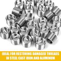 Masterspec 138pcs hss thread repair kit metric