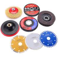 Topex 900w 125mm 5'' angle grinder w/ 20pcs 115mm combo discs cut grind polish