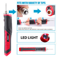 TOPEX 4V Max Cordless Glue Gun Soldering Iron Twin Kit