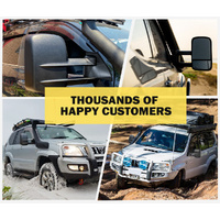 Pair Extendable Towing Mirrors For Toyota Prado 120 series  2002-2009