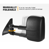 SAN HIMA Pair Towing Mirrors for Toyota Prado 120 Series 2002-2009