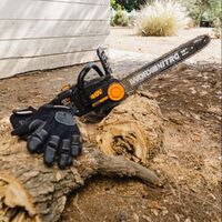 WORX NITRO 40V (2x 20V) Brushless 40cm/16" Chainsaw Kit with 2x 20V 2ah Batteries + Dual Port Charger WG385E.B