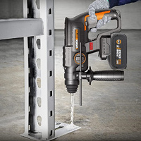 WORX NITRO 20V Cordless Brushless 2J SDS Rotary Hammer Drill - POWERSHARE Tool Only - WX381.9