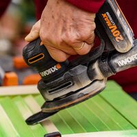 WORX 20V Cordless Detail Sander Skin (POWERSHARE Battery / Charger not incl.) - WX822.9