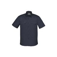 Syzmik Mens Rugged Cooling Mens S/S Shirt Black XXS