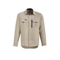 Syzmik Mens Outdoor L/S Shirt Blue XXS