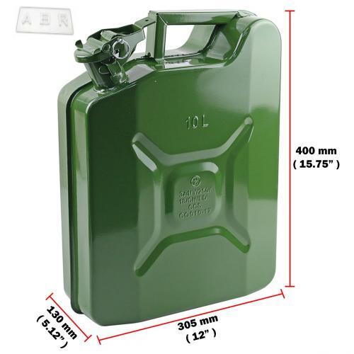 Metal fuel can 10L - Jerry cans