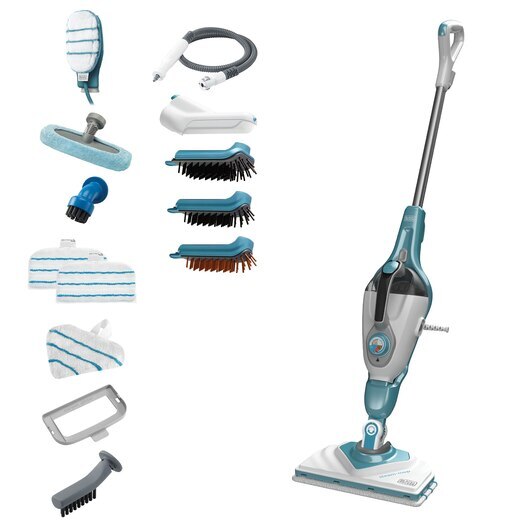 1600W 2in1 Steam-Mop™ with Delta Head, SteaMitt™ and 13 accessories