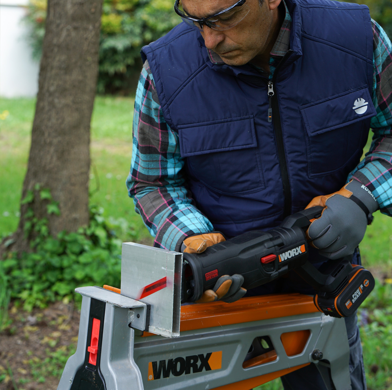 WORX 20V Cordless Brushless Reciprocating Saw Skin (POWERSHARE