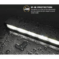 DEFEND INDUST 38inch LED Light Bar Slim Single Row Work Driving Lamp 4X4 Offroad