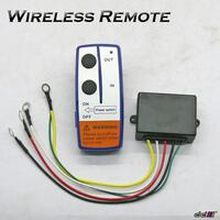 Dd 12000lb (24v) recovery electric winch wireless remote trailer 4wd suv jeep