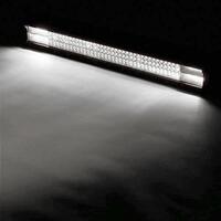 23'' inch 30000LM 360W White Tri-Row LED Work Light Bar Spot Offroad Car Truck