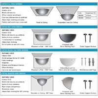 Indoor Ceiling Dome Mirror Size:600mm