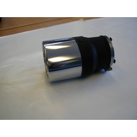 Sporty Chrome Exhaust Tip fits 35-52mm pipe