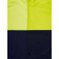 Hi Vis Polo Shirt Orange/Navy Size S