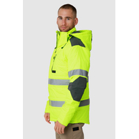 Caterpillar Men's Boreas Hi-Vis Puffer Jacket w Hood Water Resistant CAT - Yellow - L