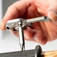 Key Ring Multi Purpose Tool Key Stainless Steel Twin Pack = 2 x 24 - 1