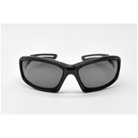 Eyres by Shamir BERCY Matt Black & White Frame Grey Lens Safety Glasses