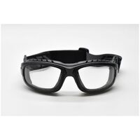 Eyres by Shamir ODDIE Matt Black Frame Clear Anti-Fog Lens Safety Glasses