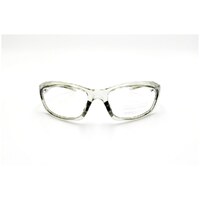 Eyres by Shamir RAZOR Crystal Smoke Frame Clear Lens Safety Glasses