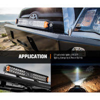 Lightfox 22inch Rigel Osram Laser LED Light Bar Dual Rows Combo Driving Lamp