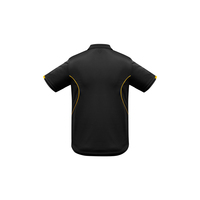 Mens Razor Polo Black/White Large