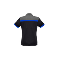 Ladies Charger Polo Black/Green/Grey 24