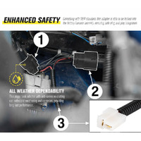 LIGHTFOX Wiring Harness Kit for Ford Ranger Raptor Everest Plug and Play