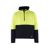 Rainbird Workwear Adults Woruga Pullover Small Fluro Orange/Navy