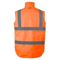 Rainbird Workwear Reversible Utility Vest XS Fluoro Orange