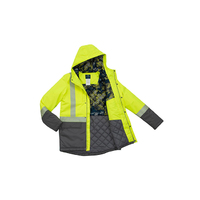 Rainbird Workwear Harvey Parka Fluoro Small Fluoro Orange/Charcoal