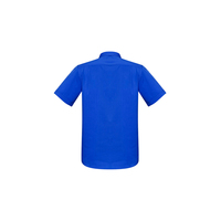 Mens Monaco Short Sleeve Shirt Electric Blue 3XL