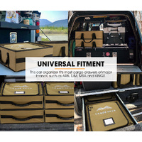 SAN HIMA 3x Tough Canvas Bag Camping Storage Bag Weather Resistant 4WD