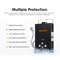 SAN HIMA Portable Gas Hot Water Heater System 8L Caravan Outdoor Camping Shower