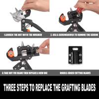 Kozyard garden grafting tool set kit fruit tree pro pruning shears scissor cutting tools