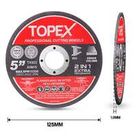 Topex heavy duty 900w 125mm 5" angle grinder w/ 50pcs 5" cutting discs